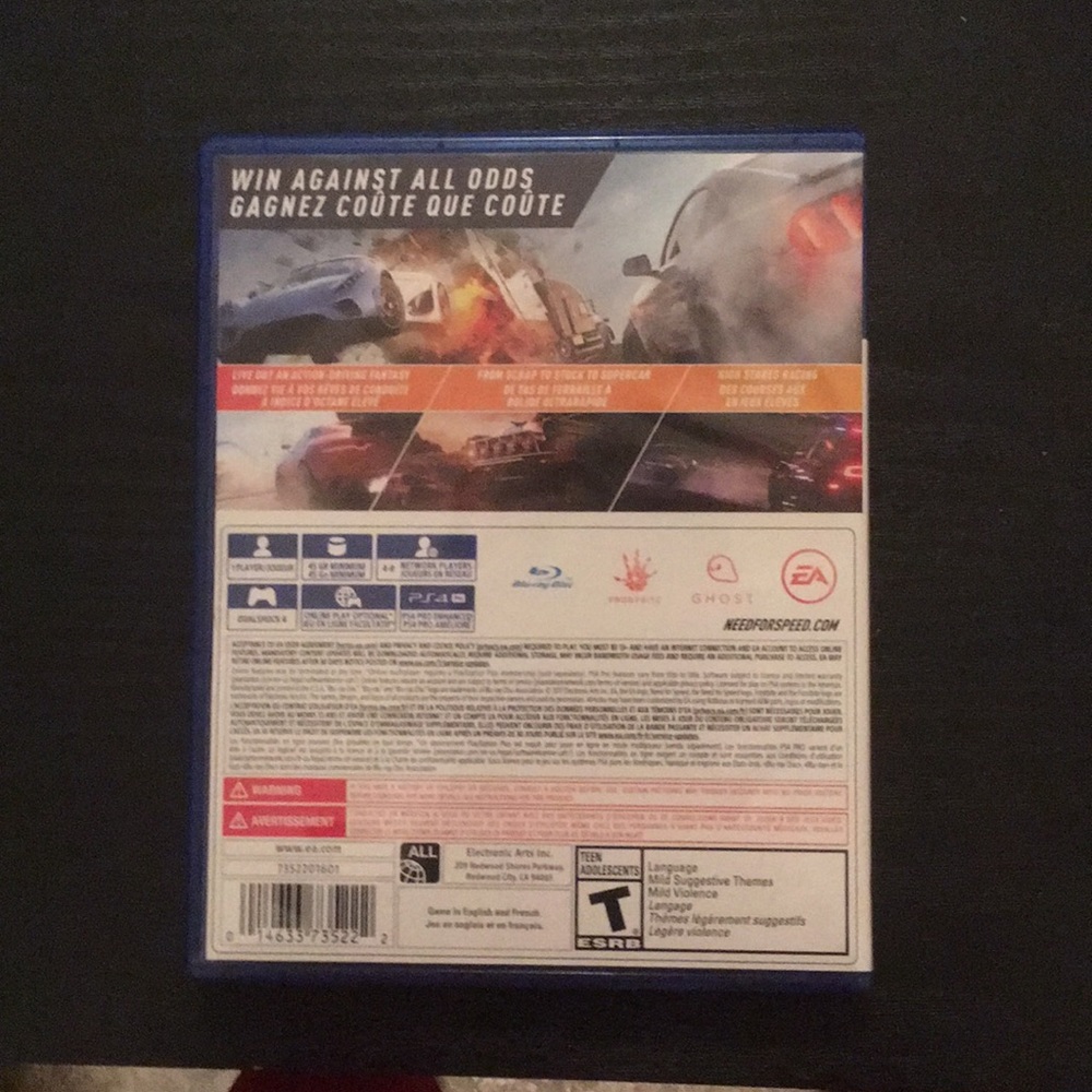 Ps4 Need For Speed Game - Picture 3 of 4